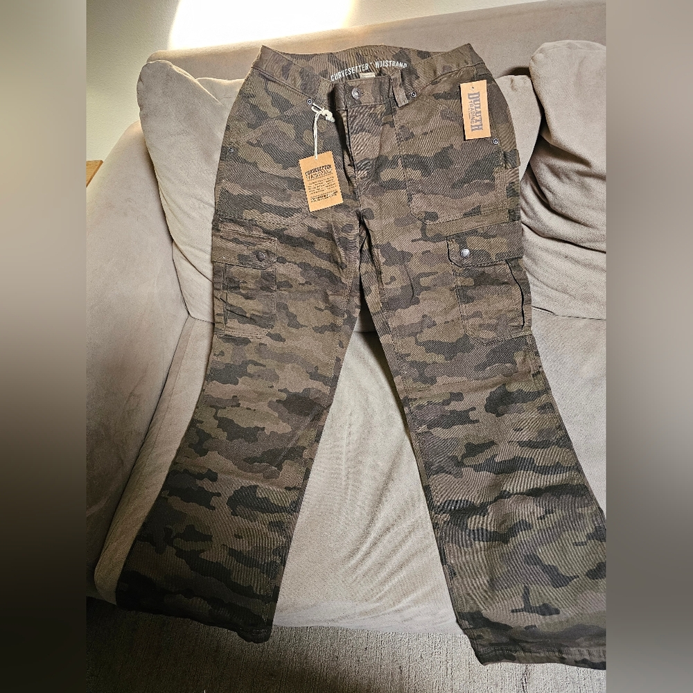 Duluth Trading Company Women's Duluthflex Firehose Relaxed Fit Pant Sz 6 - Picture 2 of 5